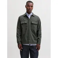 Jack & Jones Jprwilliam Sweat Overshirt Ls Noos - Khaki green - M