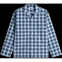 Tommy Hilfiger Ls Woven Pj Shirt Set Print - Blue - M
