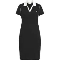 Calvin Klein Jeans Ss Color Block 2X2 Baby Rib Polo - Black - XL