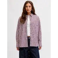 JJXX Jxjamie Ls Relaxed Poplin Shirt Wvn Noos - Burgundy - XL
