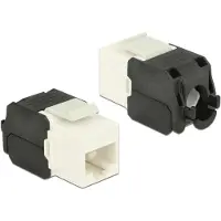 DeLOCK – Keystone Module RJ45 jack > LSA Cat.6A UTP white (86266)