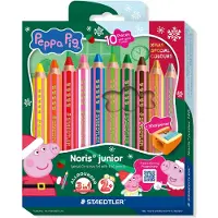 Staedtler Peppa Pig 3?in?1 coloured pencil 12 pcs Christmas set