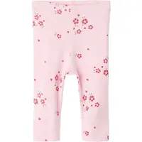 Name it Leggingsit 'NBFNALLINA' vaaleanvihreä / roosa / karpalo
