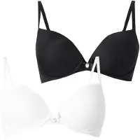 Hunkemoller P&M Pp 2-Pack - Black - 85 A