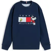 Tommy Hilfiger Collegepaita 'Peanuts' laivastonsininen / punainen / musta / valkoinen