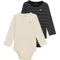 Calvin Klein Jeans Potkuhousut/body beige / musta / valkoinen