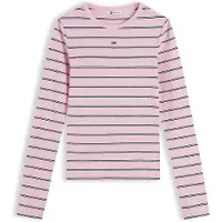 Tommy Hilfiger Tjw Slim Essential Rib Ls - Pink - M