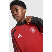 Adidas Manchester United 26/27 Tiro Koulutus Junior Vetoketjullinen Collegepaita