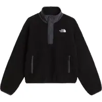 The North Face Women's Cragmont 1/2 Snap Fleece Jacket TNF Black/Anthracite Grey XL