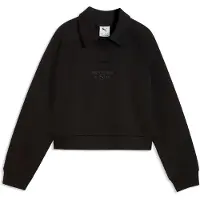 Puma Class Relaxed Short Lenght Longsleeve Polo Fl G - Black - 152