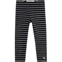 Calvin Klein Jeans Leggingsit musta / valkoinen