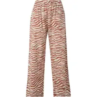 Lindex Pyjama Trousers In Cotton - Brown - M