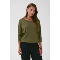 Saint tropez A2561, Milasz R-Neck Pullover - Green - M