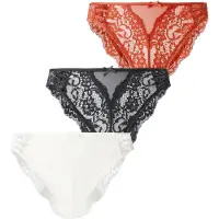 Hunkemoller Belle 3-Pack - Red - XS