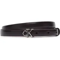 Calvin Klein Jeans Round Ck Buckle Smooth 15Mm - Brown - 75