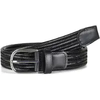 Howard London Braided Leather Belt Asher - Black - 105
