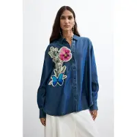 Desigual Pusero taivaansininen / sininen denim / vaalea pinkki / offwhite