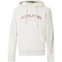 Jack & Jones Collegepaita 'JJAVERY' burgundin punainen / meleerattu valkoinen