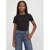 Jack & Jones Kids Kids Jxgigi Str Ss Tee Jrs Noos Grl - Black - 164