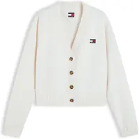 Tommy Hilfiger Tjw Fluffy Badge Cardigan Ext - Cream - S