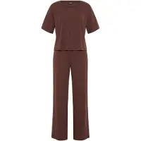 LASCANA Pyjama ruskea