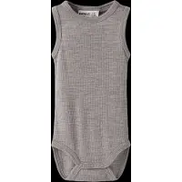 Name it Nbnwax Wool Rib Tank Body - Grey - 56