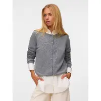 Vero Moda Neuletakki 'VMSILJE' meleerattu harmaa
