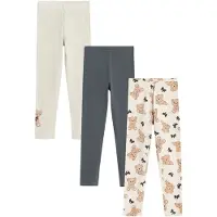 Cool Club Leggingsit beige / kerma / kameli / grafiitti