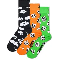 Happy socks Sukat 'Halloween' vihreä / oranssi / musta / valkoinen