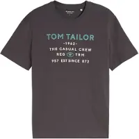 Tom Tailor Paita turkoosi / antrasiitti / valkoinen