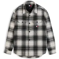 Tommy Hilfiger Tjm Check Overshirt Ext - Black - L