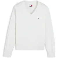 Tommy Hilfiger Neulepaita 'ESSENTIAL' valkoinen