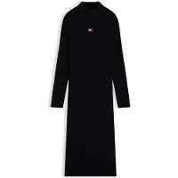 Tommy Hilfiger Tjw Badge Midi Sweater Dress - Black - L