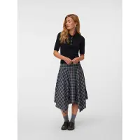 Vero Moda Vmlucky Assymetric Skirt Wvn Ret - Black - L