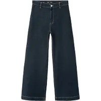Mango Catherin Culotte High-Rise Jeans - Navy - 34