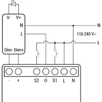 Shelly Dimmer 0/1-10V PM Gen4 - WiFi & Zigbee 0/1-10V ohjaus