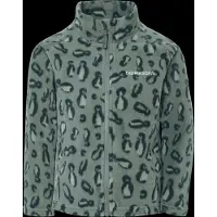 Didriksons Kids' Monte Printed Full-Zip Penguino Green 110