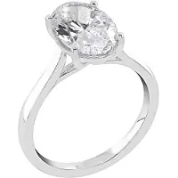 Midem Copenhagen yksikivinen timanttisormus 3,00ct valkokulta-160