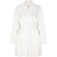 Hunkemoller Kimono Satin Lace Dolly - White - M/L