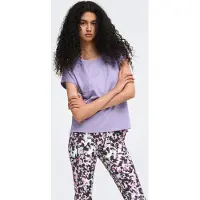 Only Play Onpaubree Ss Loose Bat Train Tee - Purple - S