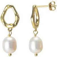 Lykken Pearls helmikorvakorut 9mm