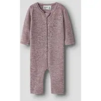Name it Nbfwang Wool Needle Nightsuit Solid Noos - Pink - 50