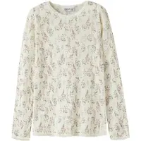 Name it Nkfwang Wool Needle Ls Top - White - 116