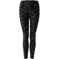 OUI Leggingsit tummanruskea / musta