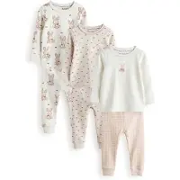 Next Yöpuku beige / nude / tummanruskea / valkoinen
