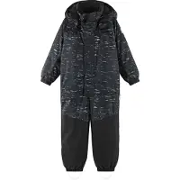 Reima Kirkas Reimatec Talvi Haalari Black Black-122 cm Musta 122 cm Pojat, Tytöt