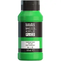 Taidepiste Liquitex Basics fluid 985 Fluorescent Green - 118ml