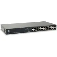 LevelOne GEP-2651, Hallittu, L3, Gigabit Ethernet (10/100/1000), Power over Ethernet -tuki, Telineasennus