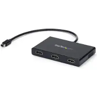 StarTech.com Videon/audio jakaja - - MSTMDP123HD - Mini DisplayPort 3x HDMI - MST-hub - Musta