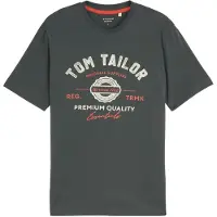 Tom Tailor Paita tummanharmaa / oksidi / valkoinen